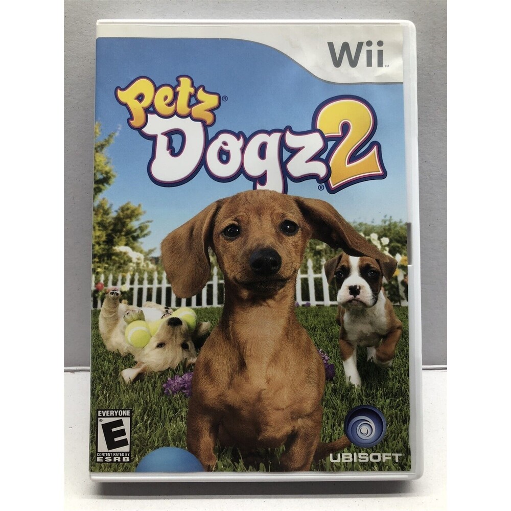 Wii Nintendo Dogz 2 Kids Game Complete w/Manual